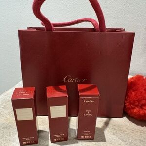 3 Authentic CARTIER 2ml Travel Spray BUNDLE Baiser Vole-Pur Magnolia-La Panthere